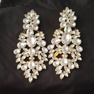 Elegant Crystal Drop Earrings